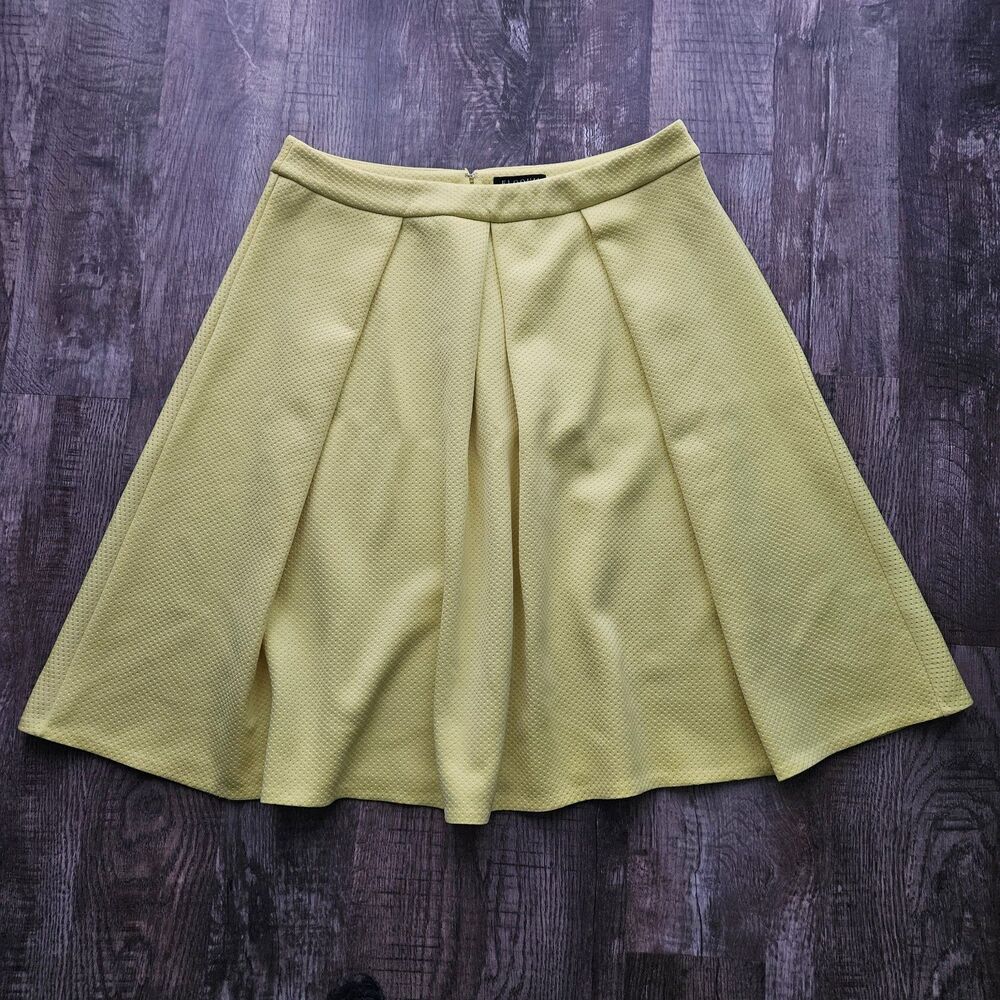 Eloquii Textured Pleated Skirt